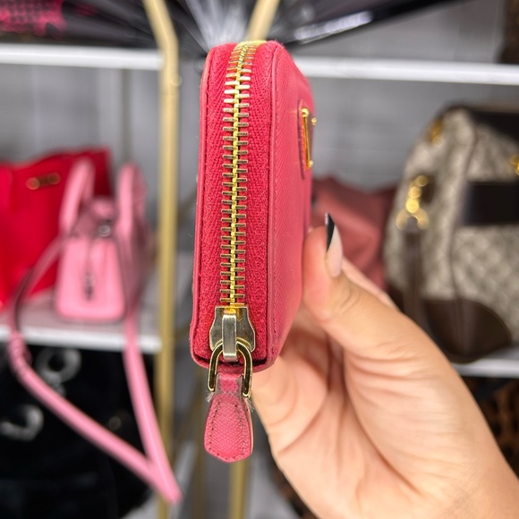 PRADA PINK Compact Wallet π₯ - Picture 7 of 12